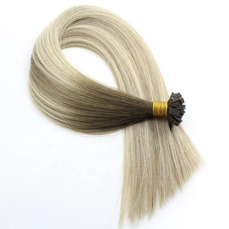 Prebonded Hair Double Drawn Human Hair U tip/Flat tip/I tip Hair Extensions Wholesale Italian Keratin Flat Tip Hair