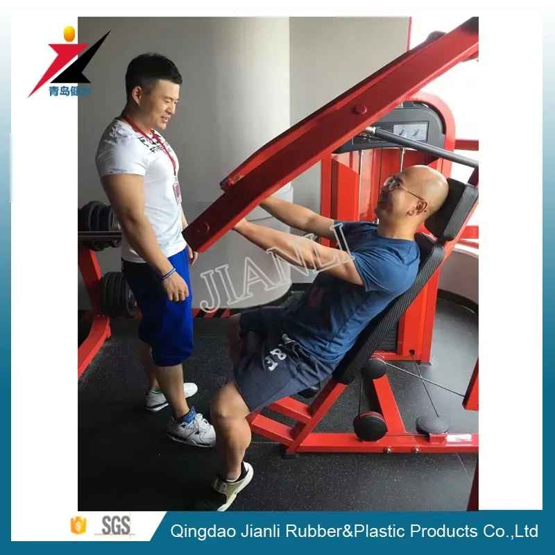 Cross training Equipment Noise Reduction Water Proof EPDM Gym Rubber Floor