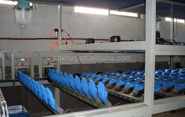 Multifunctional dipping machine for gloves/