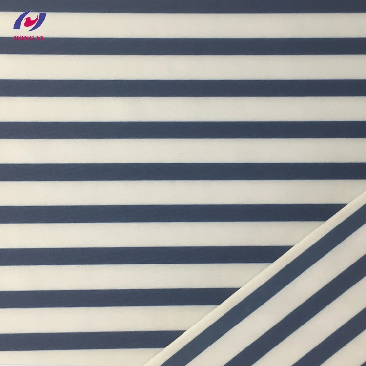 4 Way Stretch White Polyester Spandex Lycra Swimwear Fabric