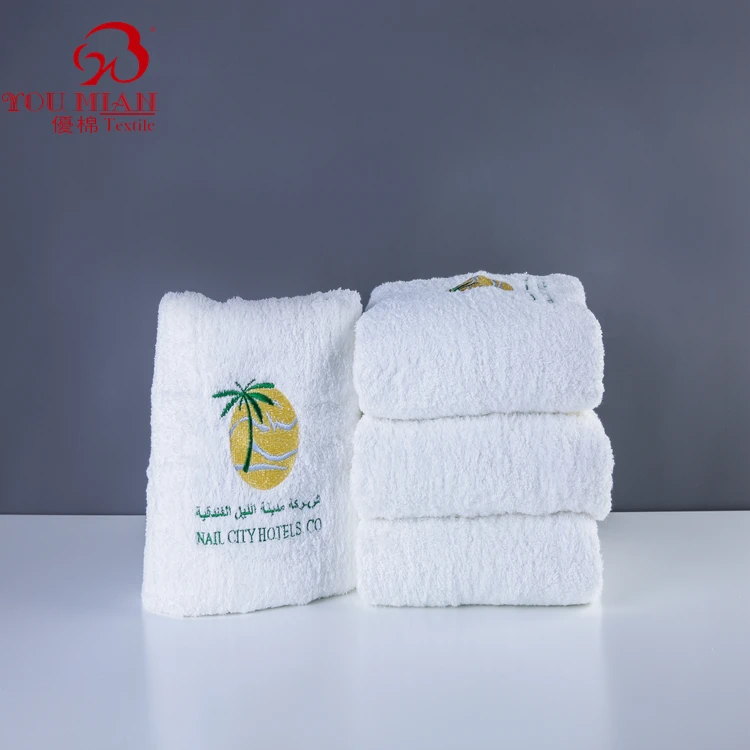 Private Label Bath Embroidered Hand Microfiber Cloth Face Towels