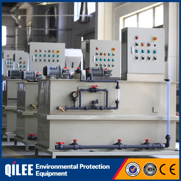 автоматическая система дозирования химикалий для обезвоживания осадка