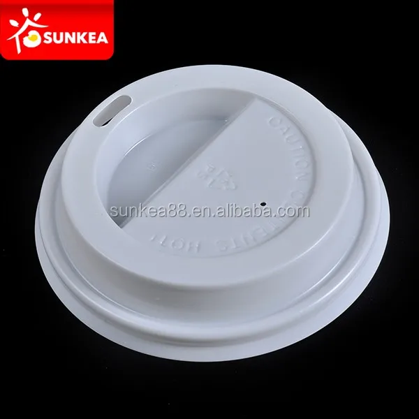 Disposable 40mm 70mm coffee paper cup black plastic lid