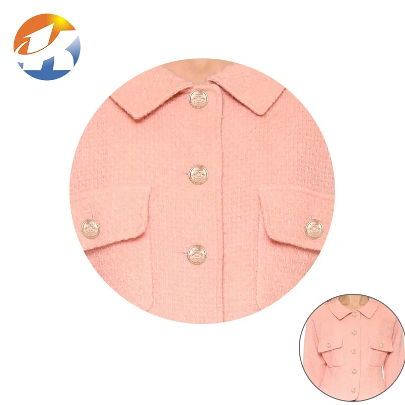 High End Sewing Metal Shank Button Alloy, Custom Rose Gold Jeans Metal Button For Garment