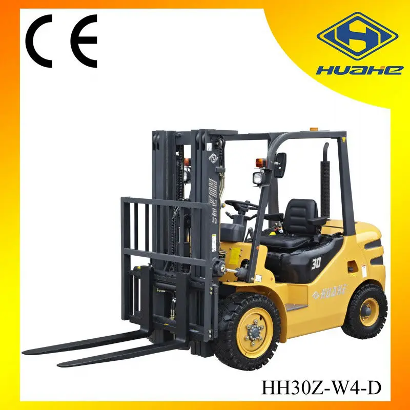 3 Tons Diesel Powered Forklift with YANMAR 4TNE98 Engine