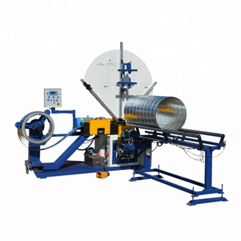 Round Tube Spiral Duct Flexible Pipe Duct Making Forming Machine with high quality