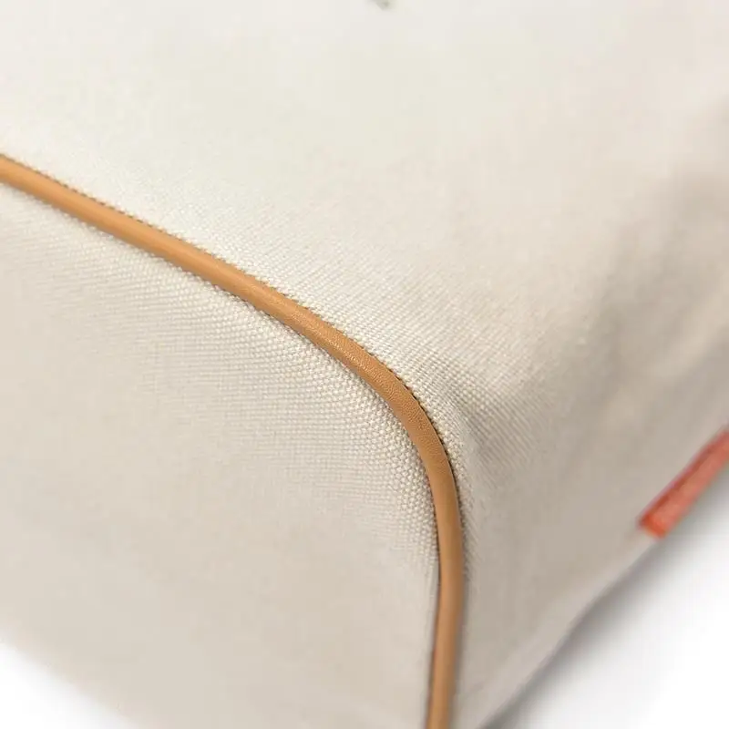 Wholesale canvas duffle bag cotton ladies shopping bag