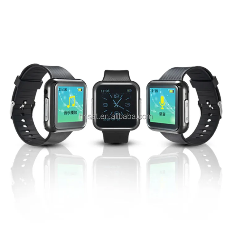 16GB Spy portable Voice Recorder Wrist Watches With MP3 Player Men Women