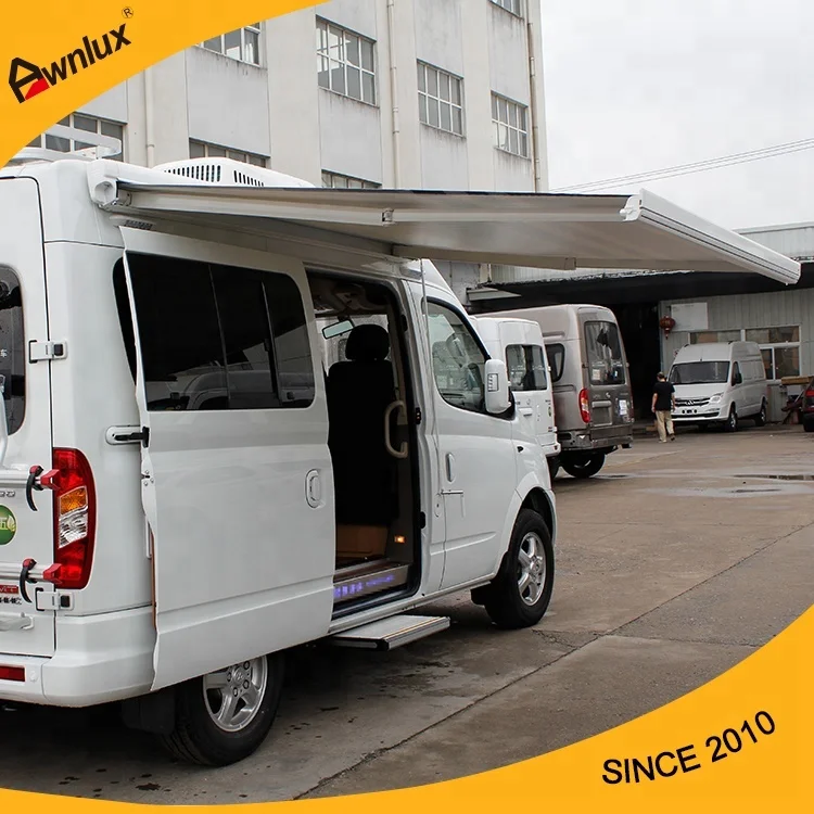Electric retractable rv motorhome awning