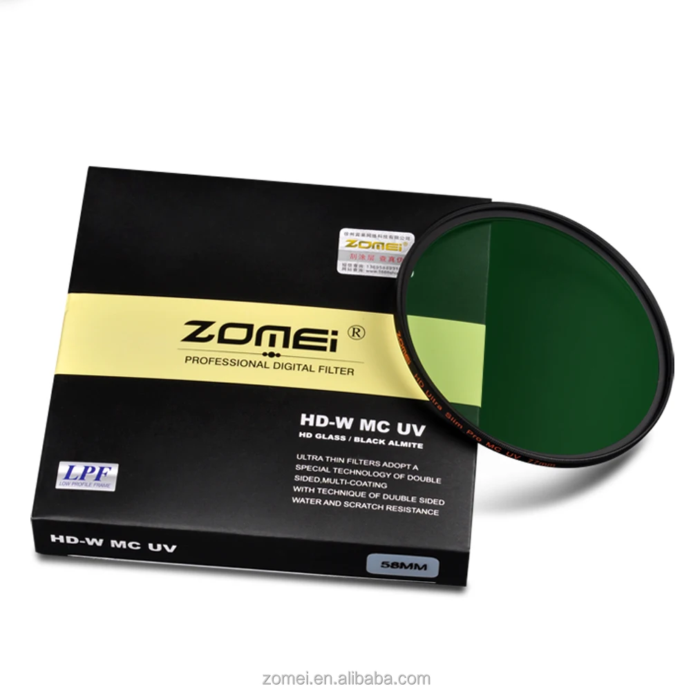 
Zomei 58mm HD professional multi-coated mc uv filter 