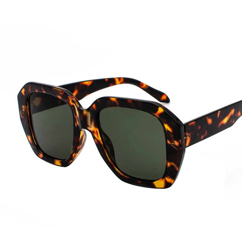 China factory wholesale new plastic big sun glasses unisex custom shades trendy oversized polygon fashion sunglasses women men