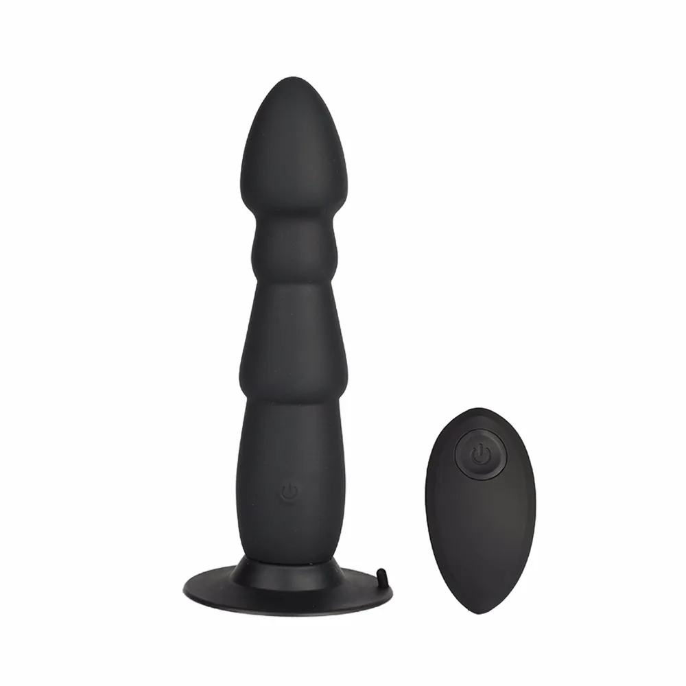 
10 speeds Wireless Remote Charging Large Dildo Anal Plug Soft Prostate Massager Butt Plug Dildo Vibrator Sex Toys for Men Women 