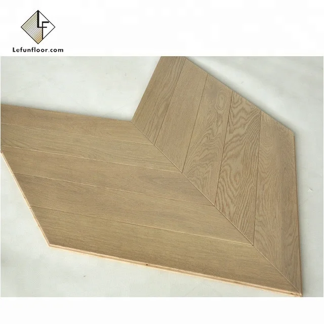 light color herringbone parquet european oak flooring