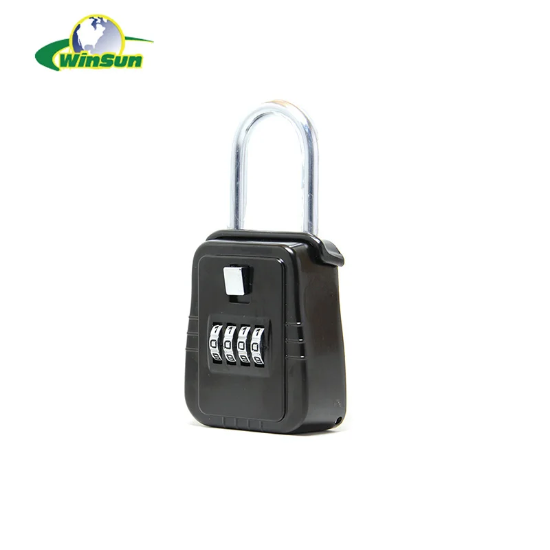 Digital Small Waterproof 4 Wheel Number Combination Zinc Alloy Keyless Lock Padlock