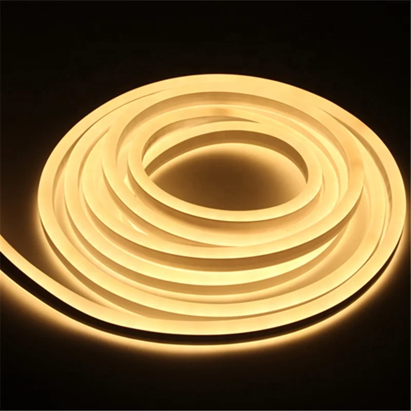 110 120 230V  Flexible LED Neon Strip Lights IP65 Waterproof 2835 SMD LED Rope Light for Holiday