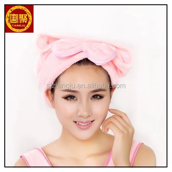 Aquis Essentials Microfiber Hair Turban with Button Closure, Celadon 1 ea