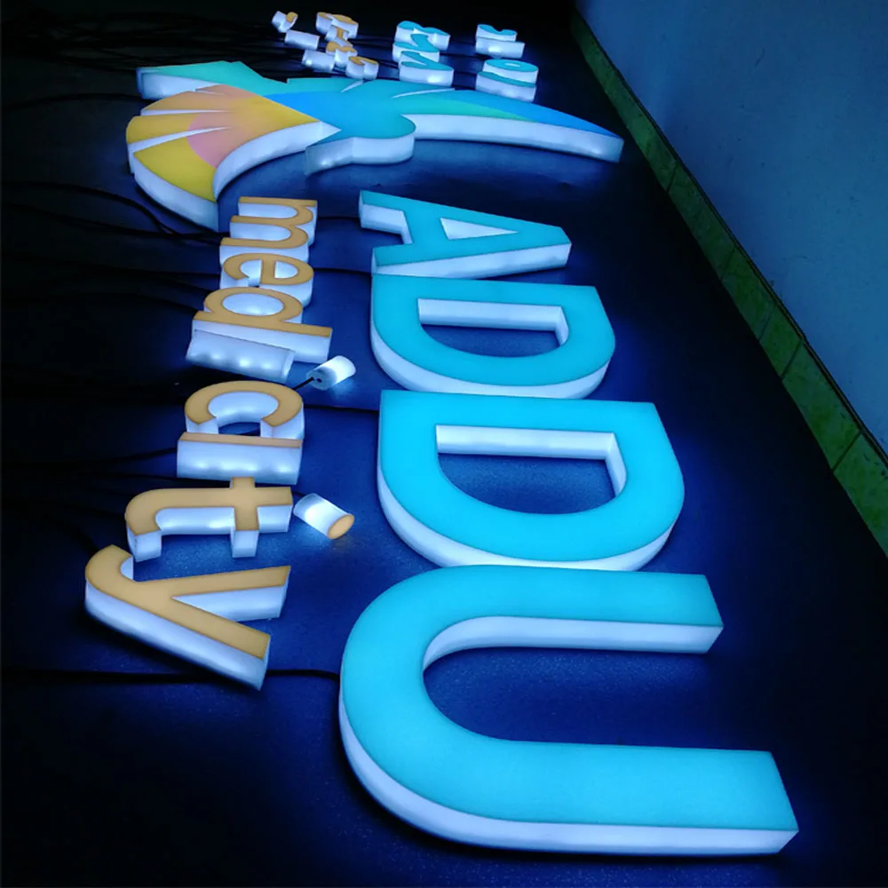 custom logo signs letters shop signs led acrylic led letter signage led letter lights wall sign
