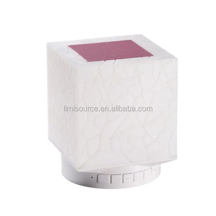 Colorful Light Touch Water Cube Wireless Music Speaker Built in Battery 1200 mAh Support TF card