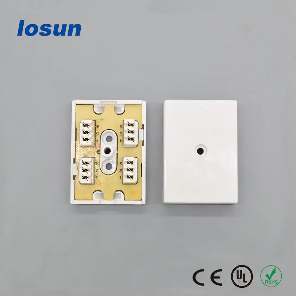 SC fiber optic face plate rj45 cat5e cat6 utp female keystone jack 7/8A