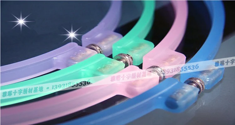 
Cheap Wholesale Colorful Plastic Cycle Cross Stitch Embroidery Hoops And Frames price in China 