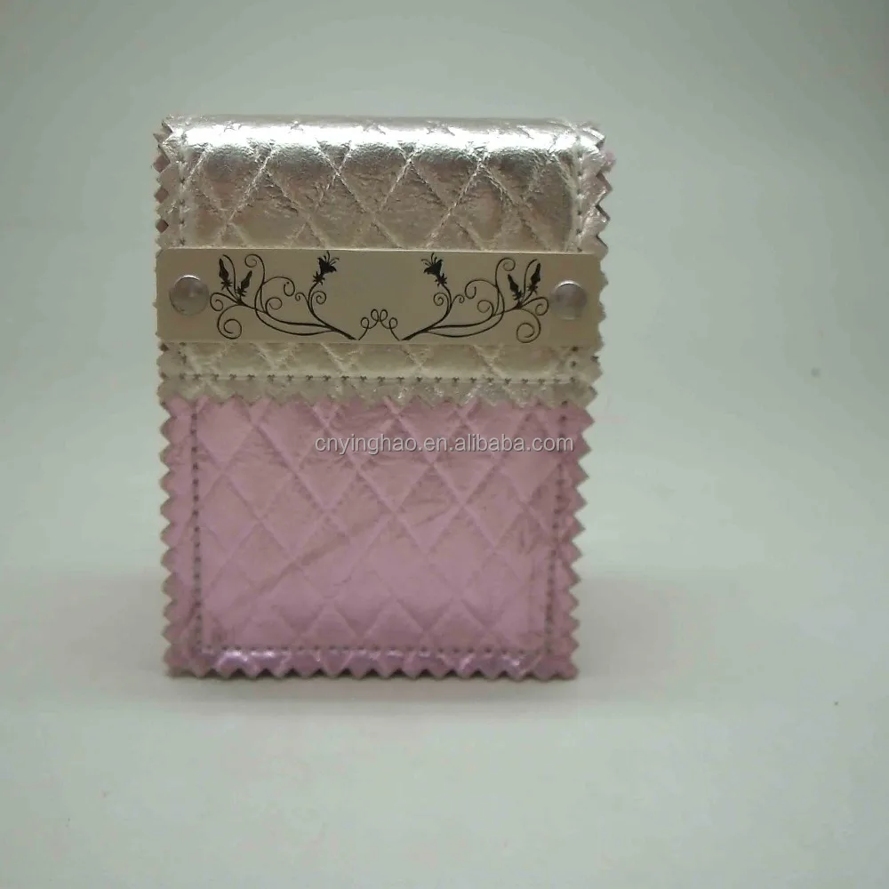 
Factory customized PU Leather cigarette box for women 