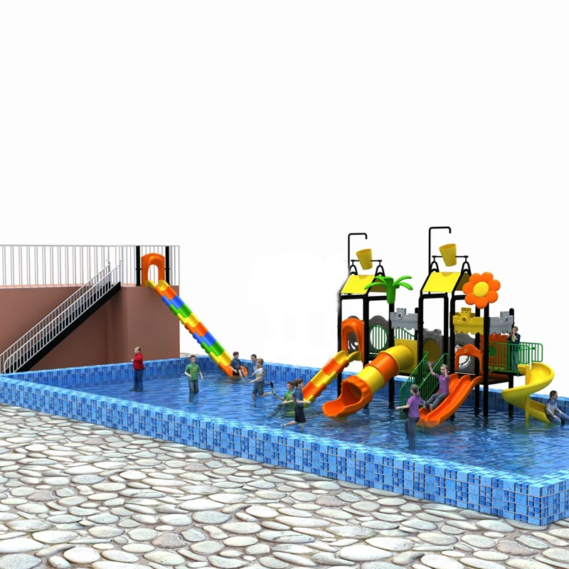 Water park Modern design world class fiber glass slides water attractions park for the kids