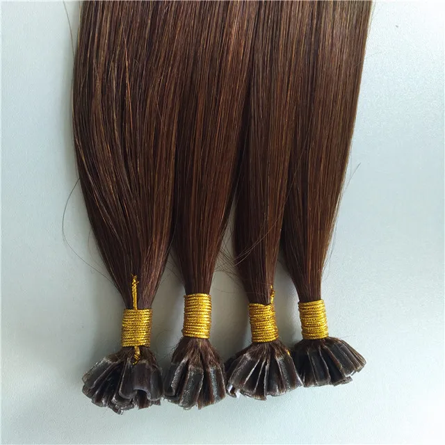 1g strand all colors goo quality human nail tip keratin hair extension