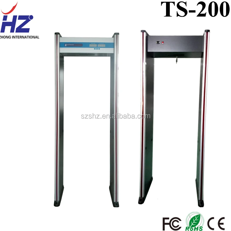IP65 водонепроницаемый антикражные dfmd проходной металлоискатель TS-200
