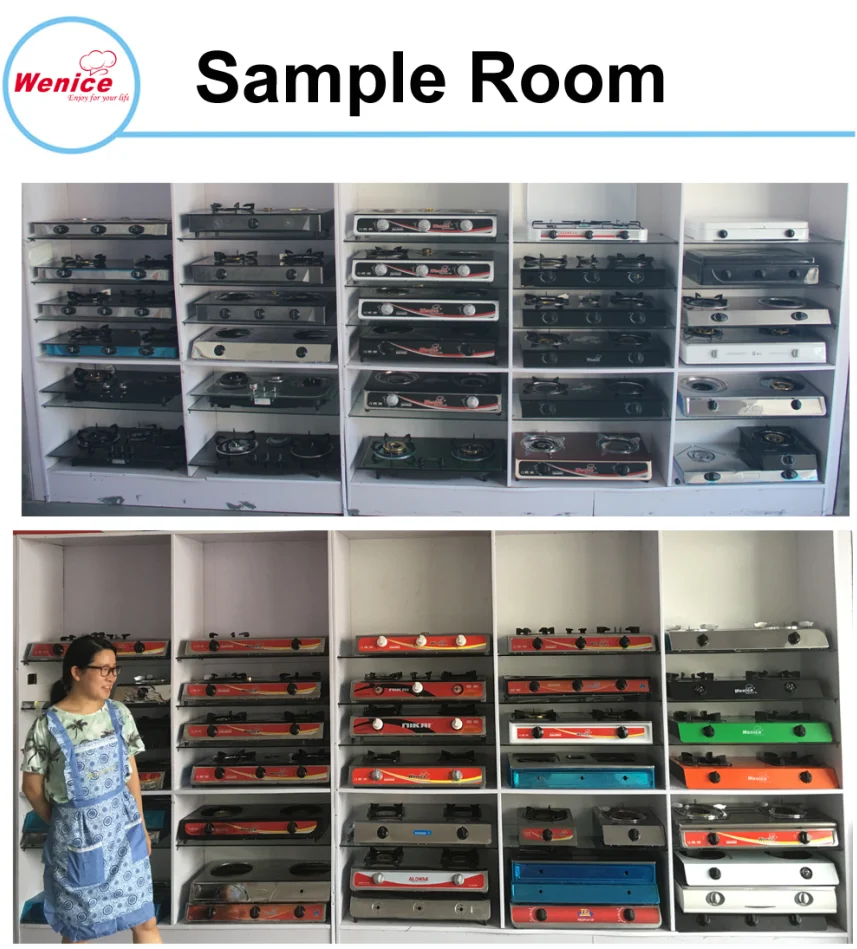 8103 New Models Patent product Auto ignition Tempered Glass 3 burner gas cooker for household gas stove