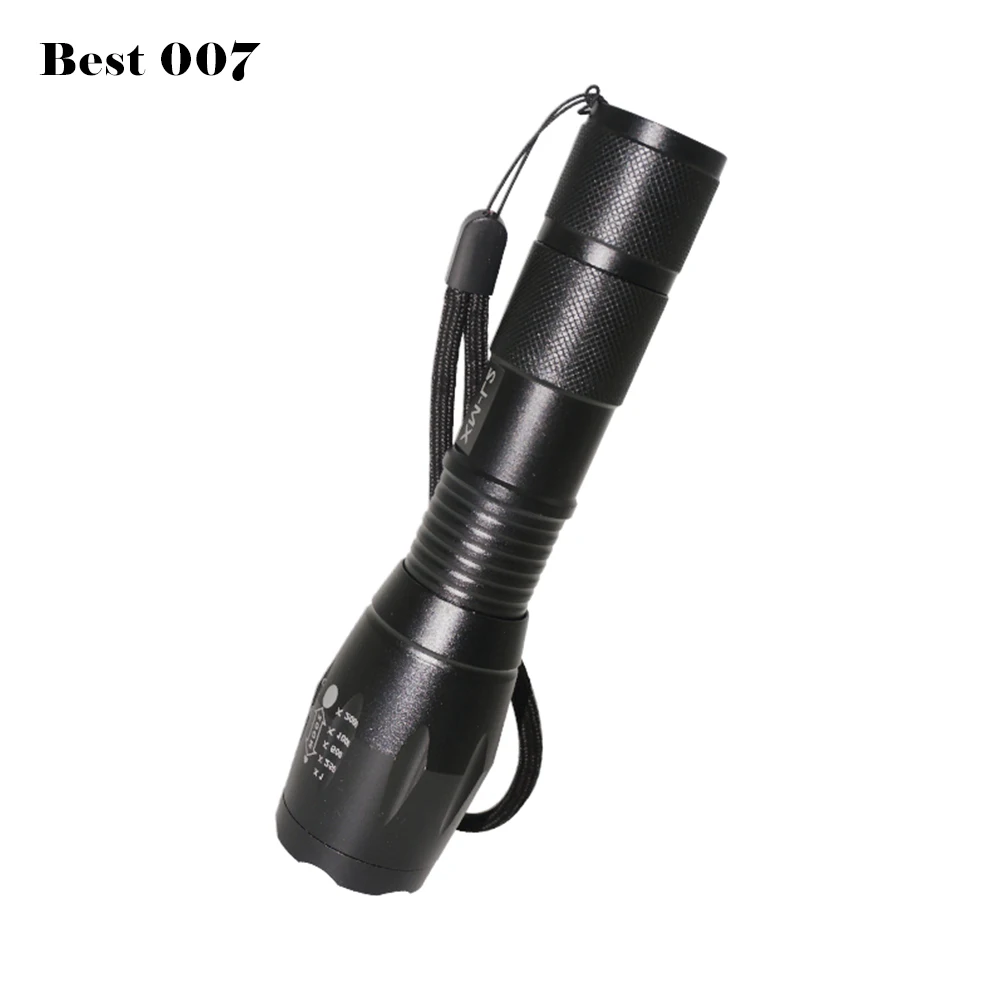 usa warehouse long distance t6 led tactical flashlight lenser torches