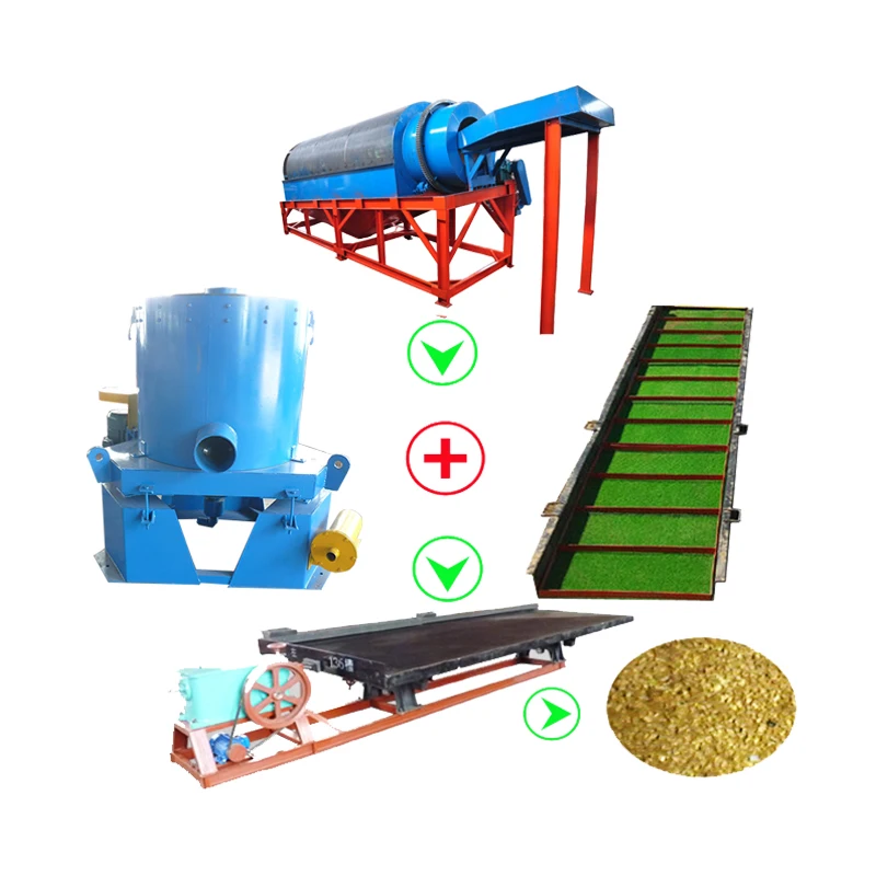 Turnkey Solution Rock and Alluvial Gold Extraction Equipment