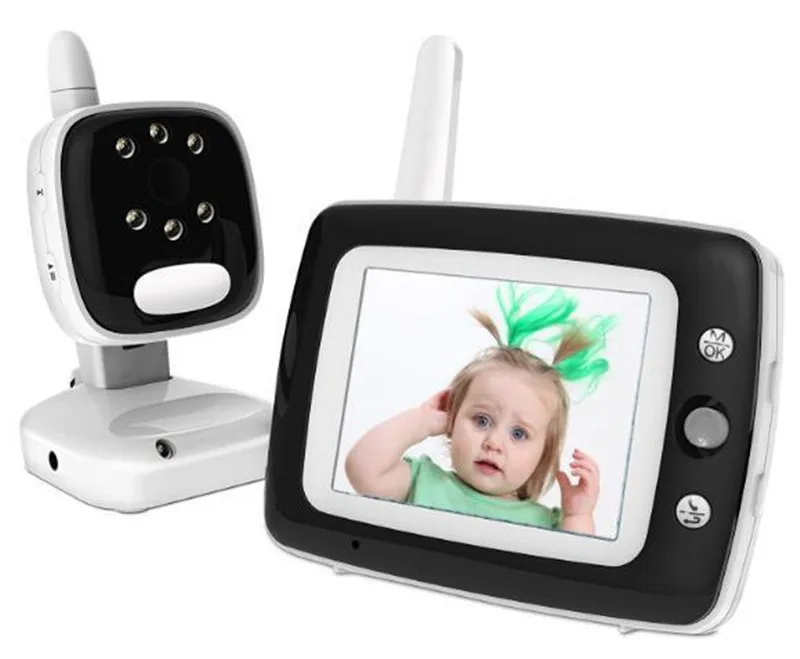 3.5inch IR Night Vision Baby Talkie Walkie Wireless Audio Baby Video Monitor