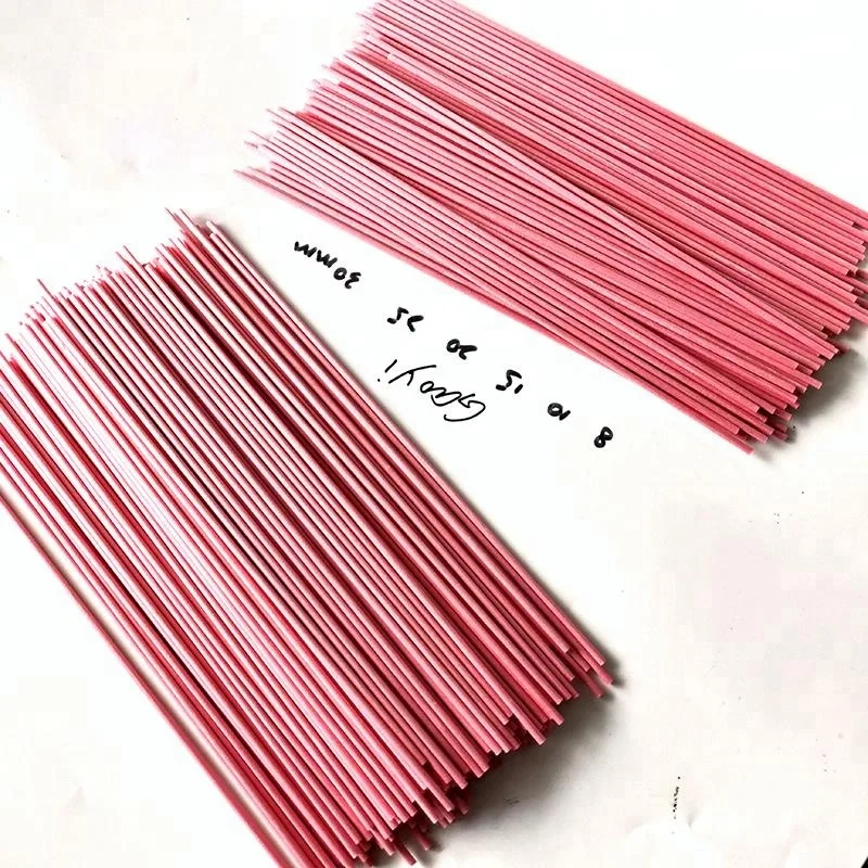 colourful fiber diffuser rattan reed synthetic pink essential oil Replacement refills