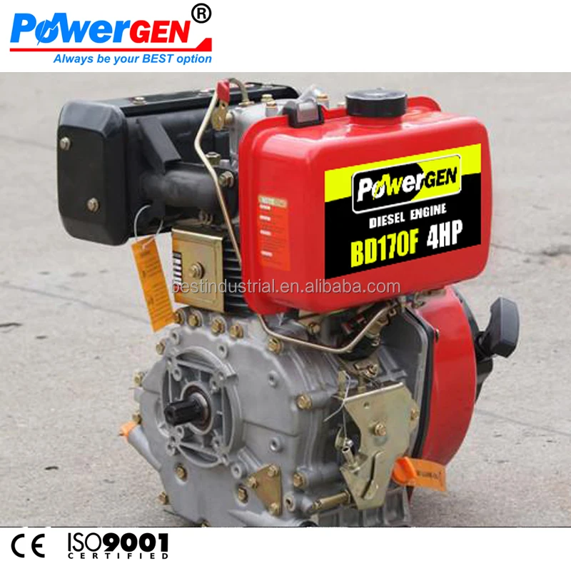 Top Seller!!!POWER-GEN 178F Air cooled Single cylinder Powerful 4HP Diesel Engine