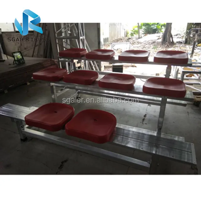 Hot Sale 3 Layers Customized football stadium seats Portable Bleachers for Sale