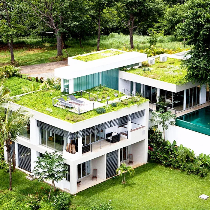 Heat Insulation Prefab Home Beach Bungalows