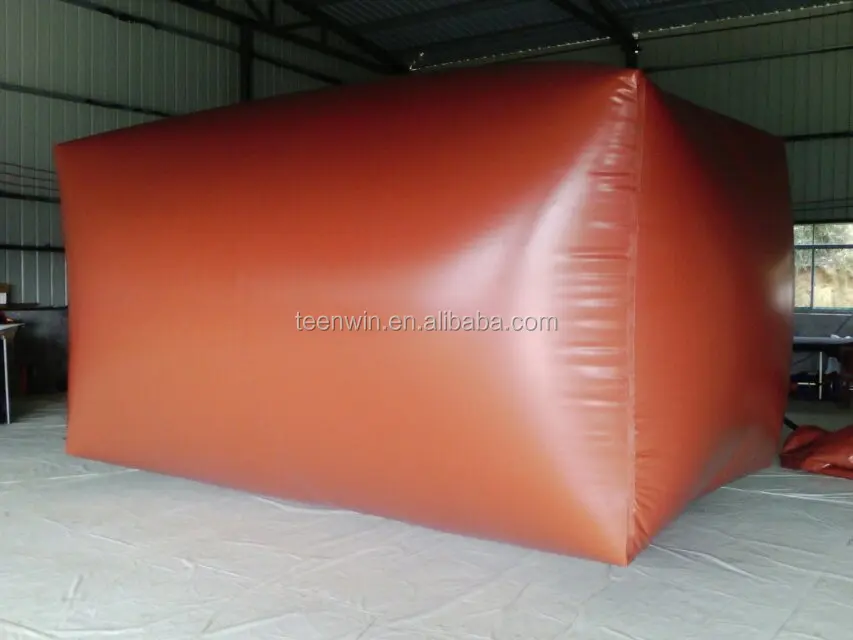 Biogas Plant with PVC Biogas Storage Balloon