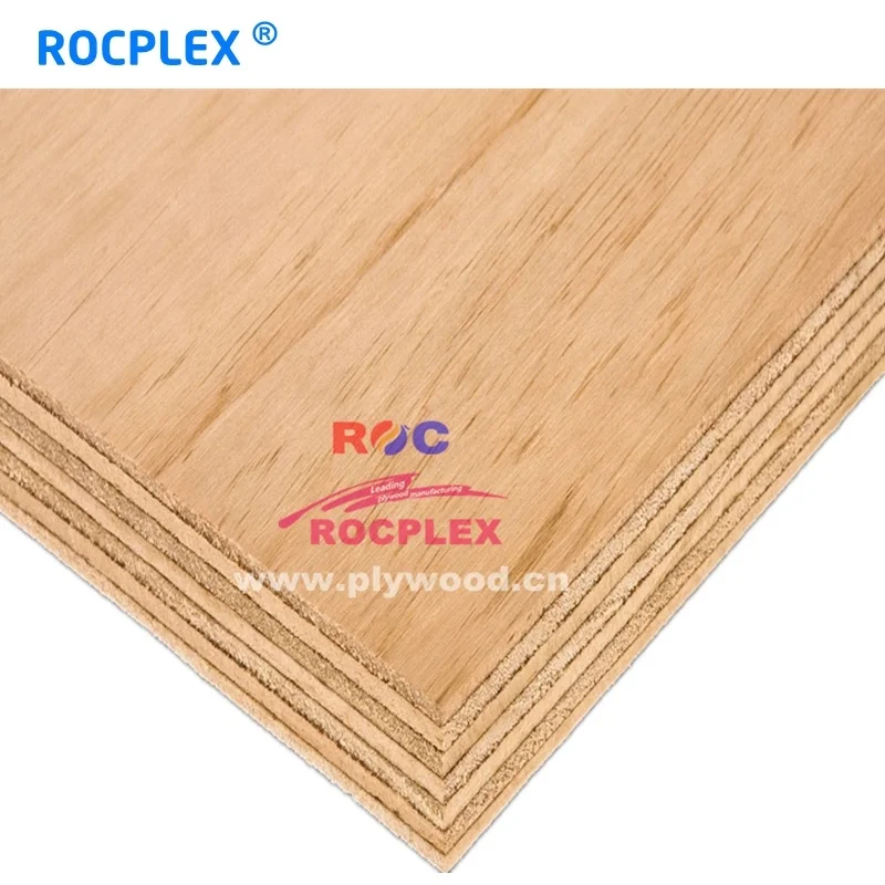 
12mm poplar core Okoume faced commercial plywood, Linyi wood board prices 