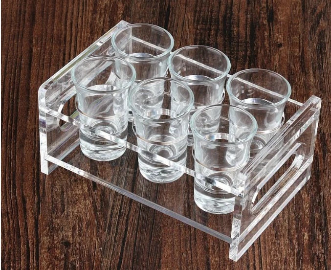 
Manufacture acrylic bar glass holder,plexiglass drinking cup stand 