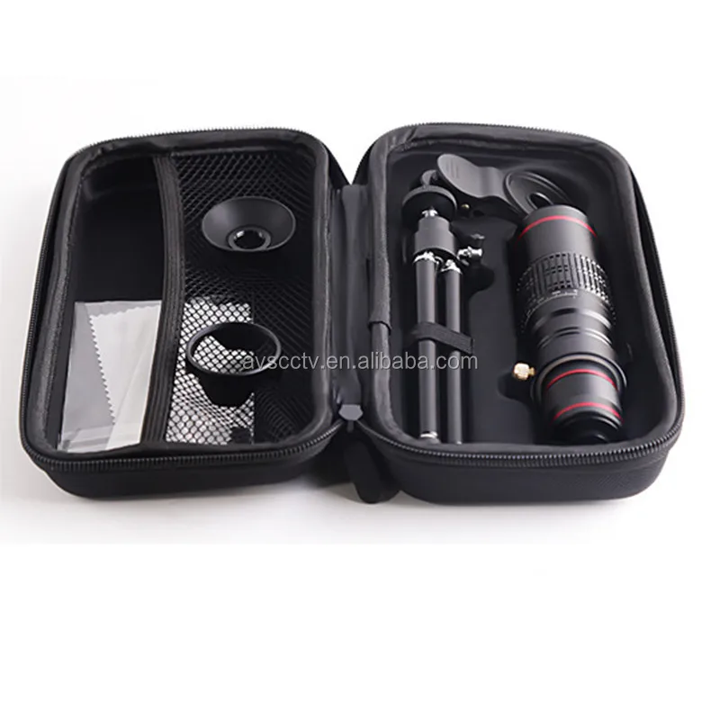 Esay-carry 22X Zoom Telescope Lens for Mobile Phone/Camera Black Color
