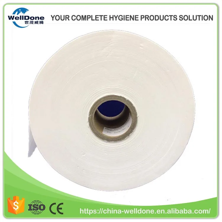 China Materials For Making Tissue Paper Roll Jumbo Roll Toilet Paper Baby diaper