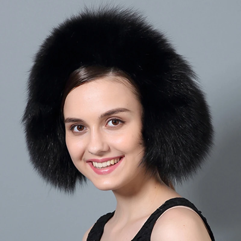 CX-A-72E Высокое качество оптовая продажа Мода зима теплая лиса меховые наушники