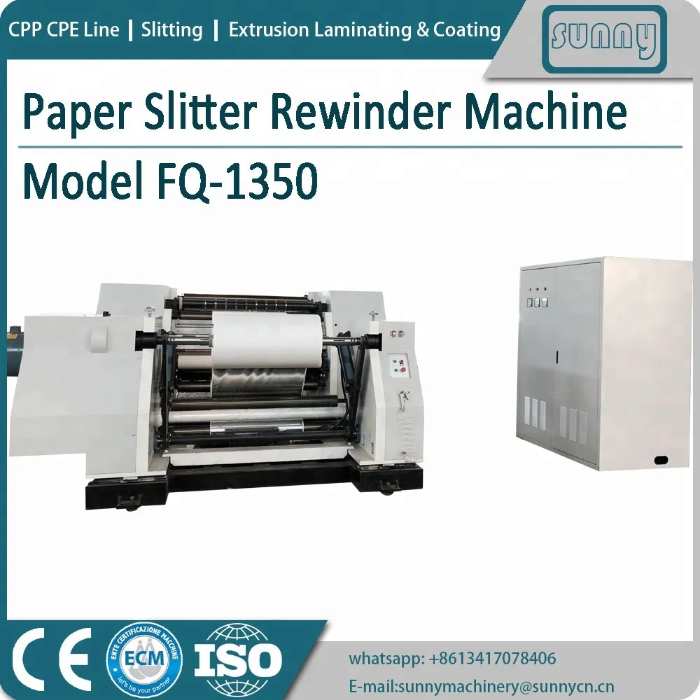 Paper slitter rewinder machine FQ1350