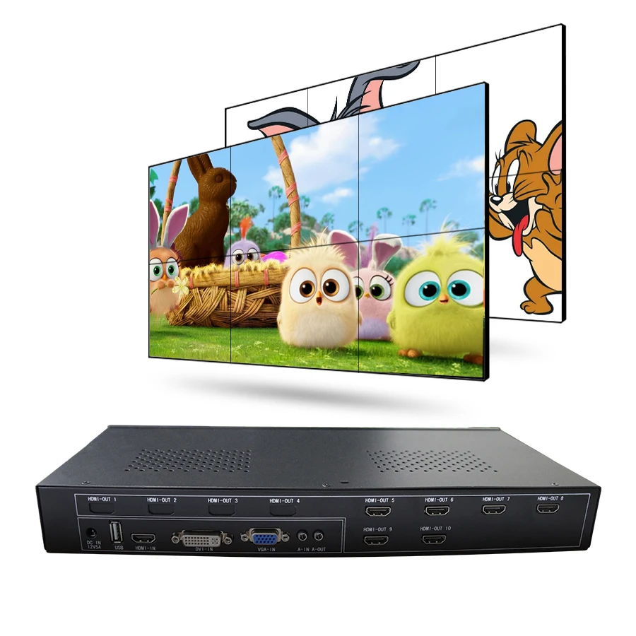 6 ТВ 3*2 видео настенный контроллер рекламный дисплей бесшовный