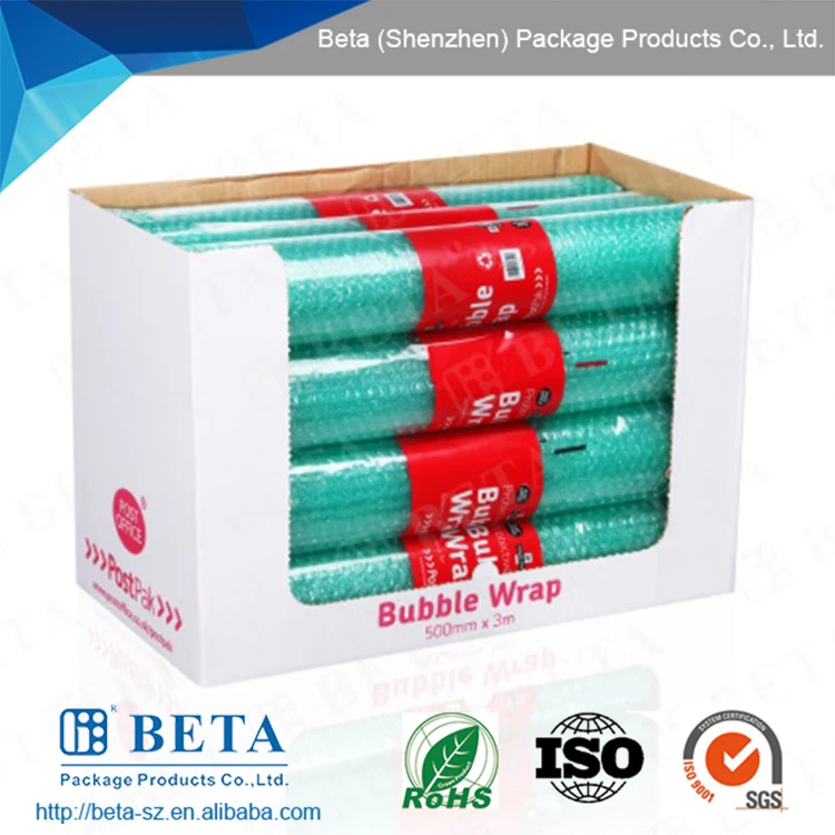 cheap colored plastic air bubble film roll, bubble sheet