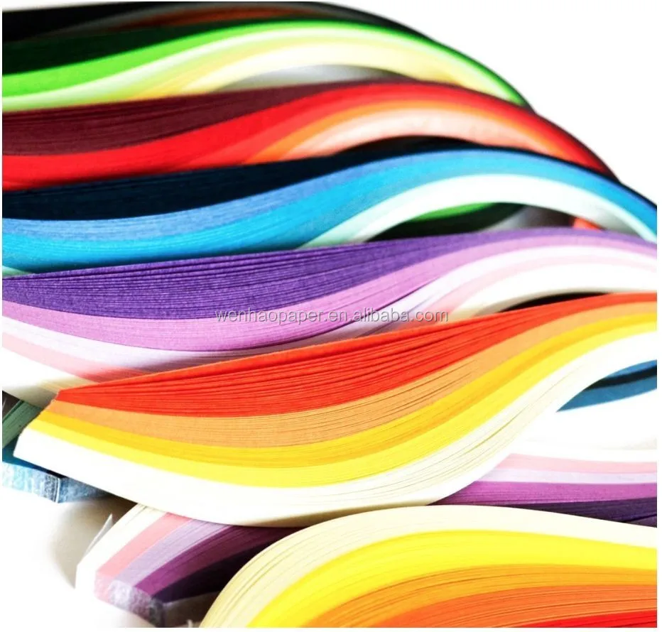 wholesale color quilling paper/quilling paper strips for handcraft