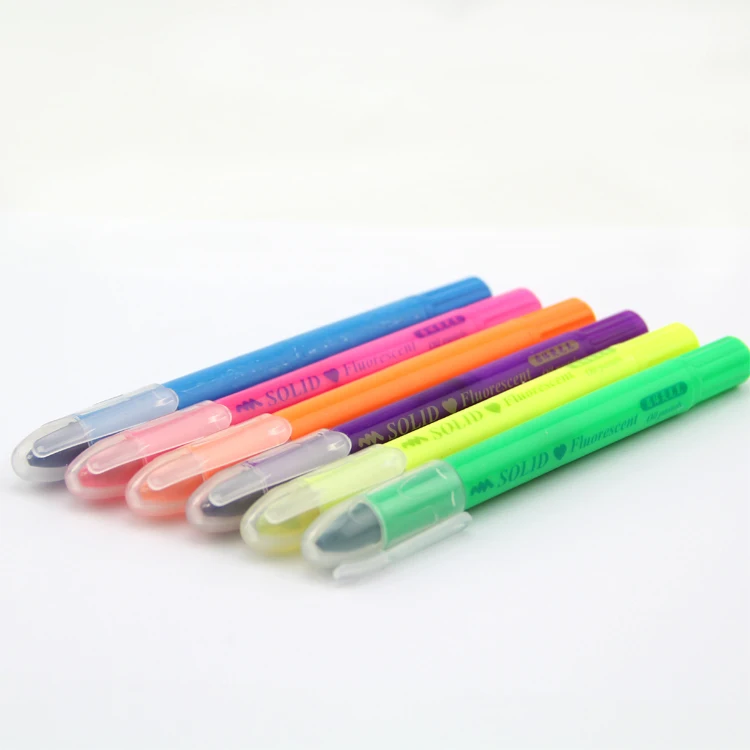 Promotional Solid Fruit Fragrance Gel Highlighter Pen
