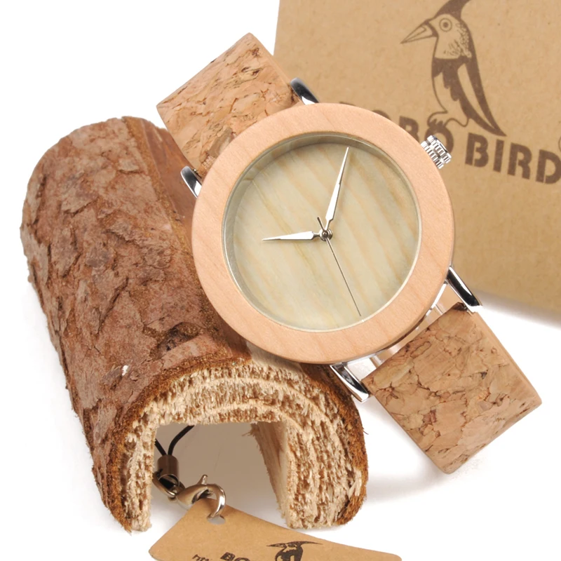 BOBO BIRD shenzhen ladies Metal watches women men wooden watch quartz wood wrist watch