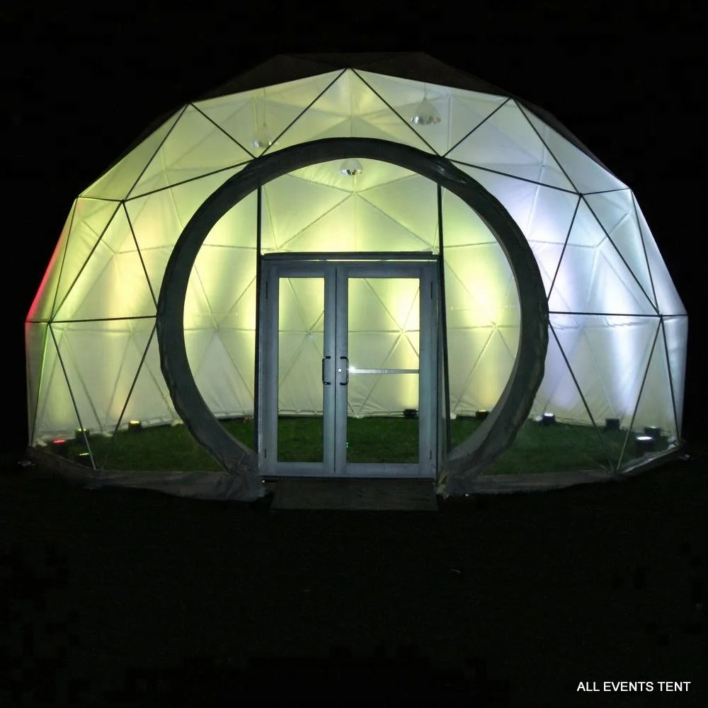 Permanent Glamping Hotel Dome Tent