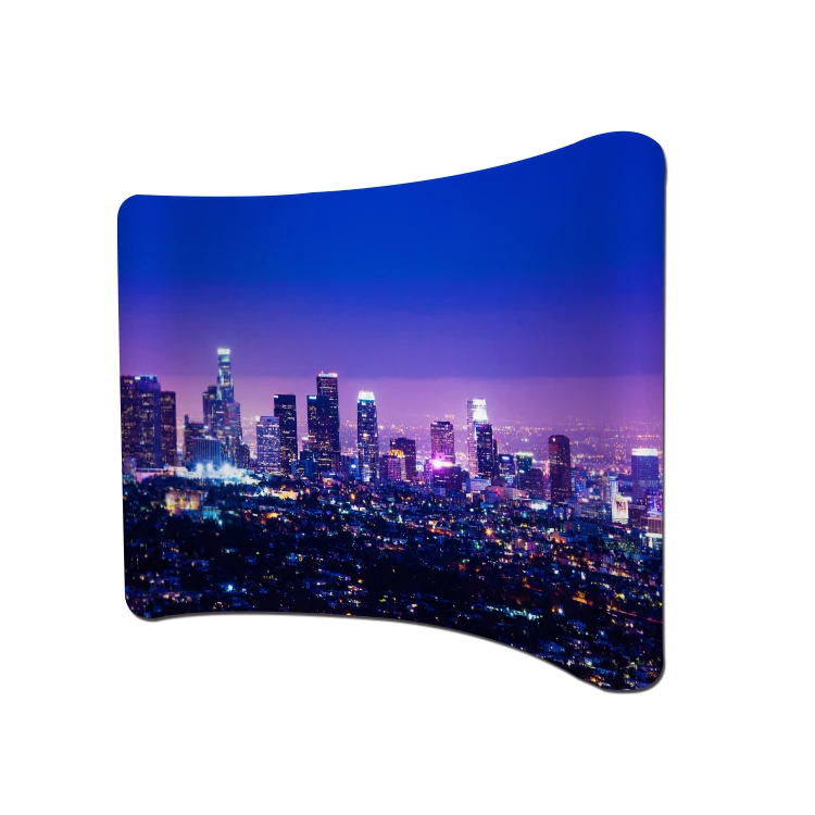 Tradeshow Display quick install Media Wall curved backdrop Banner Stand